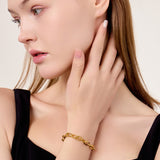 Ava Bold Paperclip Bracelet