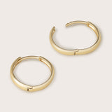 14K Gold Classic Medium Hoops