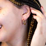 14K Gold Everyday Tube Hoops