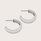 Chloe Silver Bold Hoops