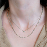 14K Gold Paperclip Chain Necklace