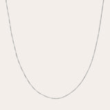 14K Gold Box Chain Necklace